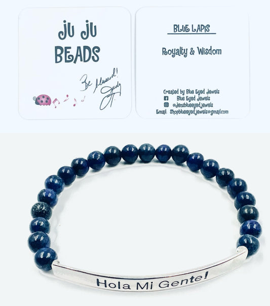 Blue Lapis Bracelet- Hola Mi Gente!