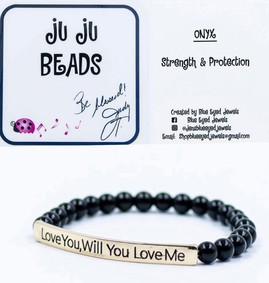 Onyx Bracelet - Love You, Will You Love Me